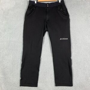 KLIM Inferno Pant Men's XL Black Midlayer Stretch Fleece Lined Winter Snowmobile